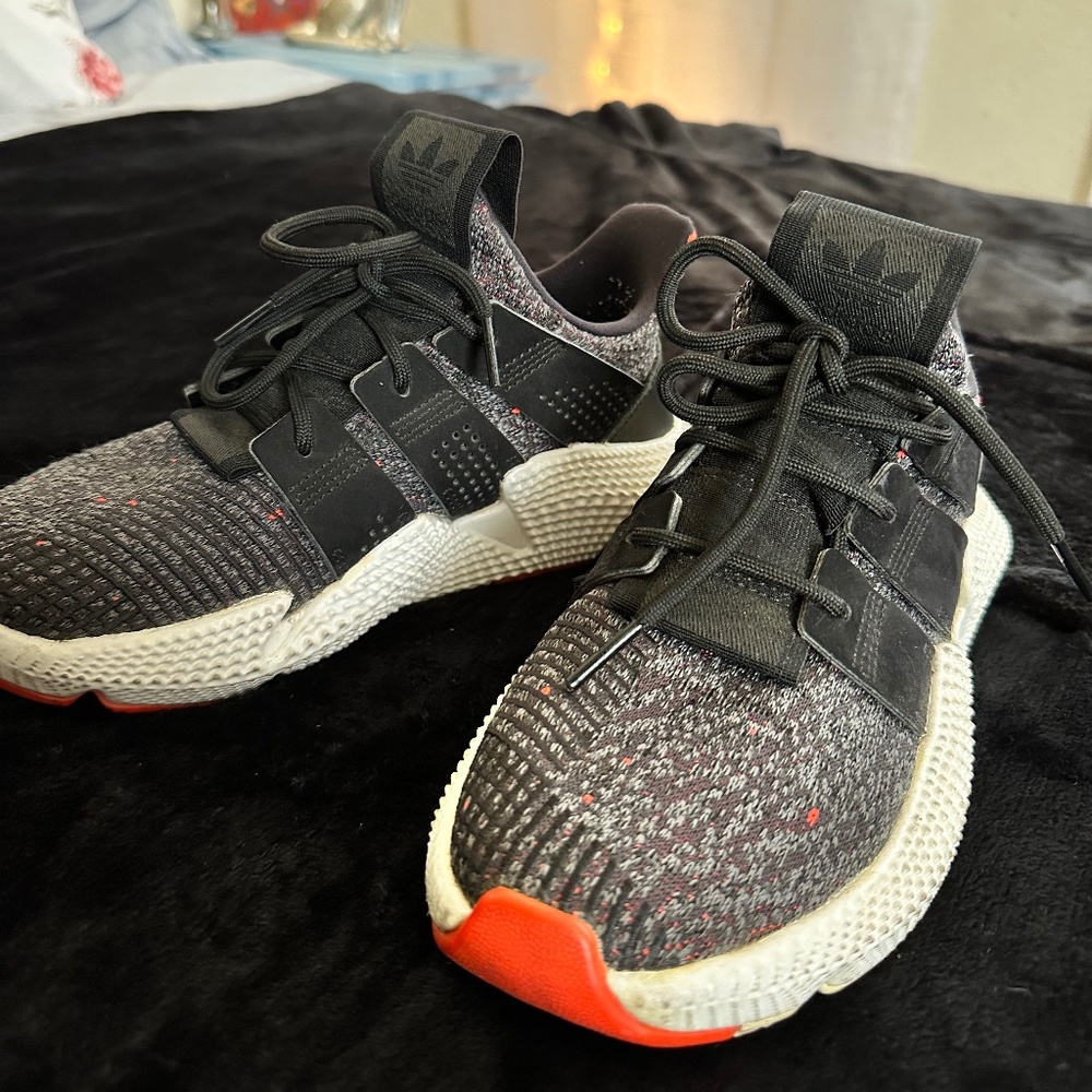 Adidas Originals Prophere Black/Solar Red White AC8509 Women's US size 5.5 Shoes - Picture 10 of 12